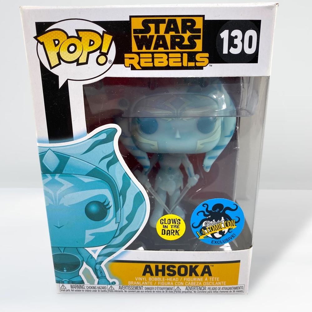Funko POP! Star Wars Rebels Ahsoka #130 Glow in The Dark LA Comic Con Exclusive
